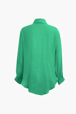 MICAS Pant Sets|Vacation Sets-Tie Front Shirt And Wide Leg Pants Set