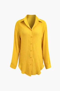 MICAS Pant Sets|Vacation Sets-Tie Front Shirt And Wide Leg Pants Set