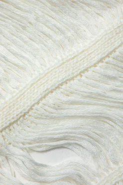 MICAS Knitwear|Knit Dresses-Tie Halter V-neck Backless Distressed Ladder Knit Maxi Dress