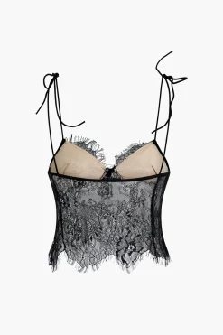 MICAS Tank Tops & Cami-Tie Lace Cami Top