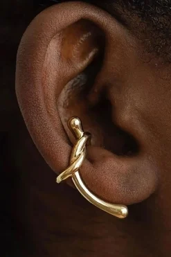 MICAS Earrings|Accessories-Twist Decor Earrings GOLD