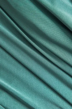 MICAS Long Sleeve Dresses|Mini Dresses-Twist Knot Satin Patchwork Mini Dress