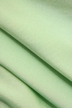 MICAS Swimwear-Twist Ruched Tummy Control One-Piece Swimsuit LIGHT GREEN