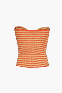 MICAS Tube Tops-Twisted Front Knitted Top