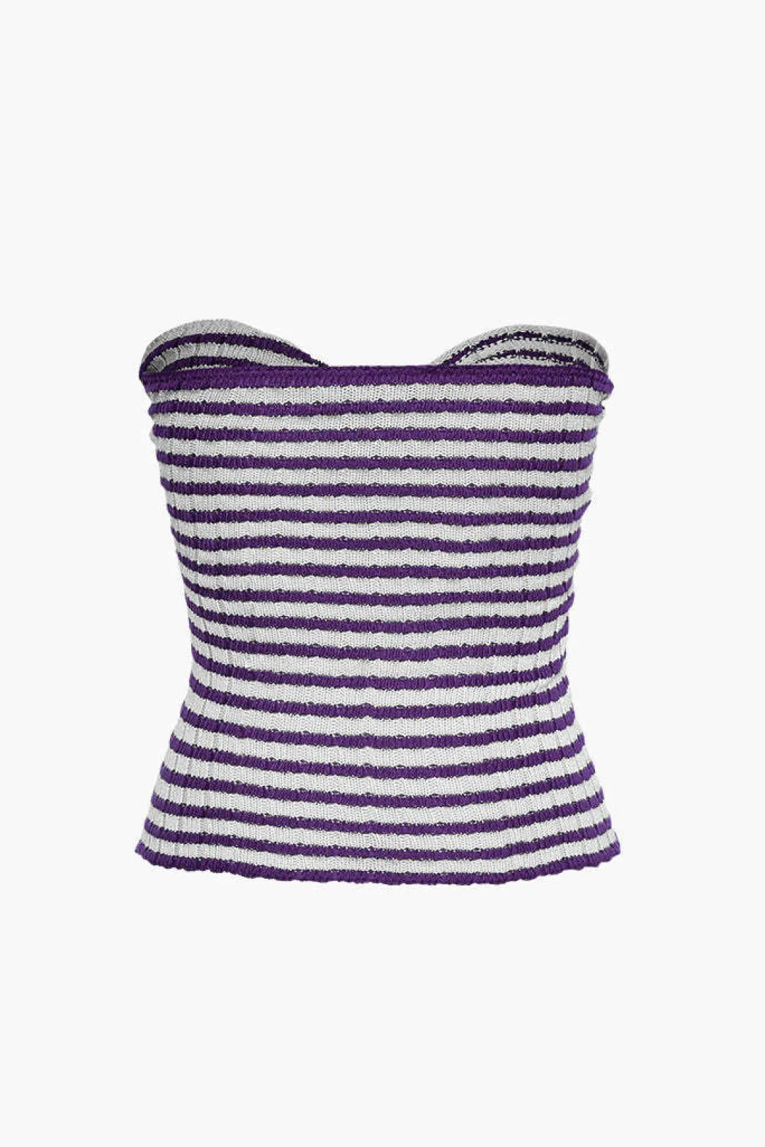 MICAS Tube Tops-Twisted Front Knitted Top