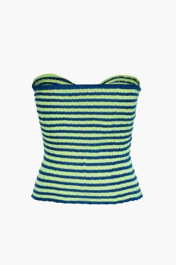 MICAS Tube Tops-Twisted Front Knitted Top