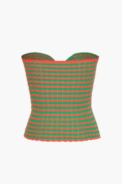 MICAS Tube Tops-Twisted Front Knitted Top