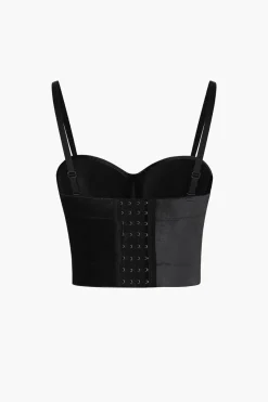 MICAS Corset & Bustier Tops|Tank Tops & Cami-Velvet Bustier Cami Top