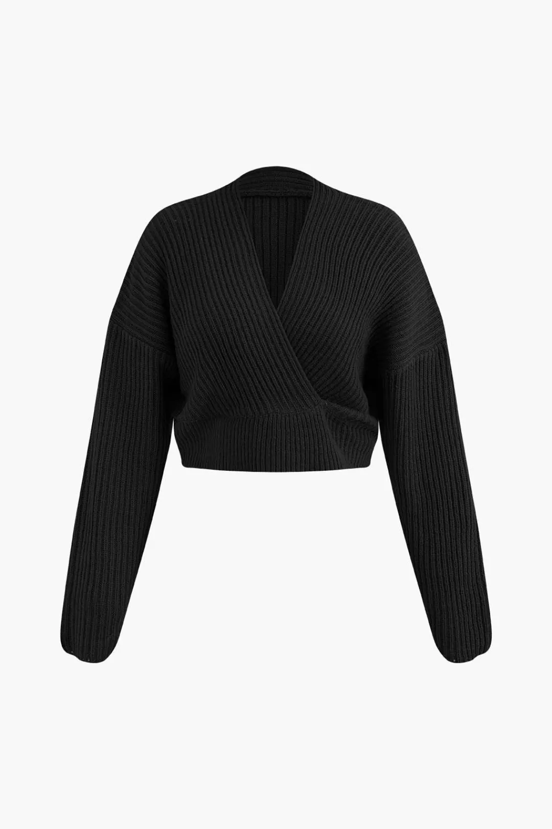 MICAS Knitwear|Knit Sets-V-neck Long Sleeve Sweater And Skirt Set