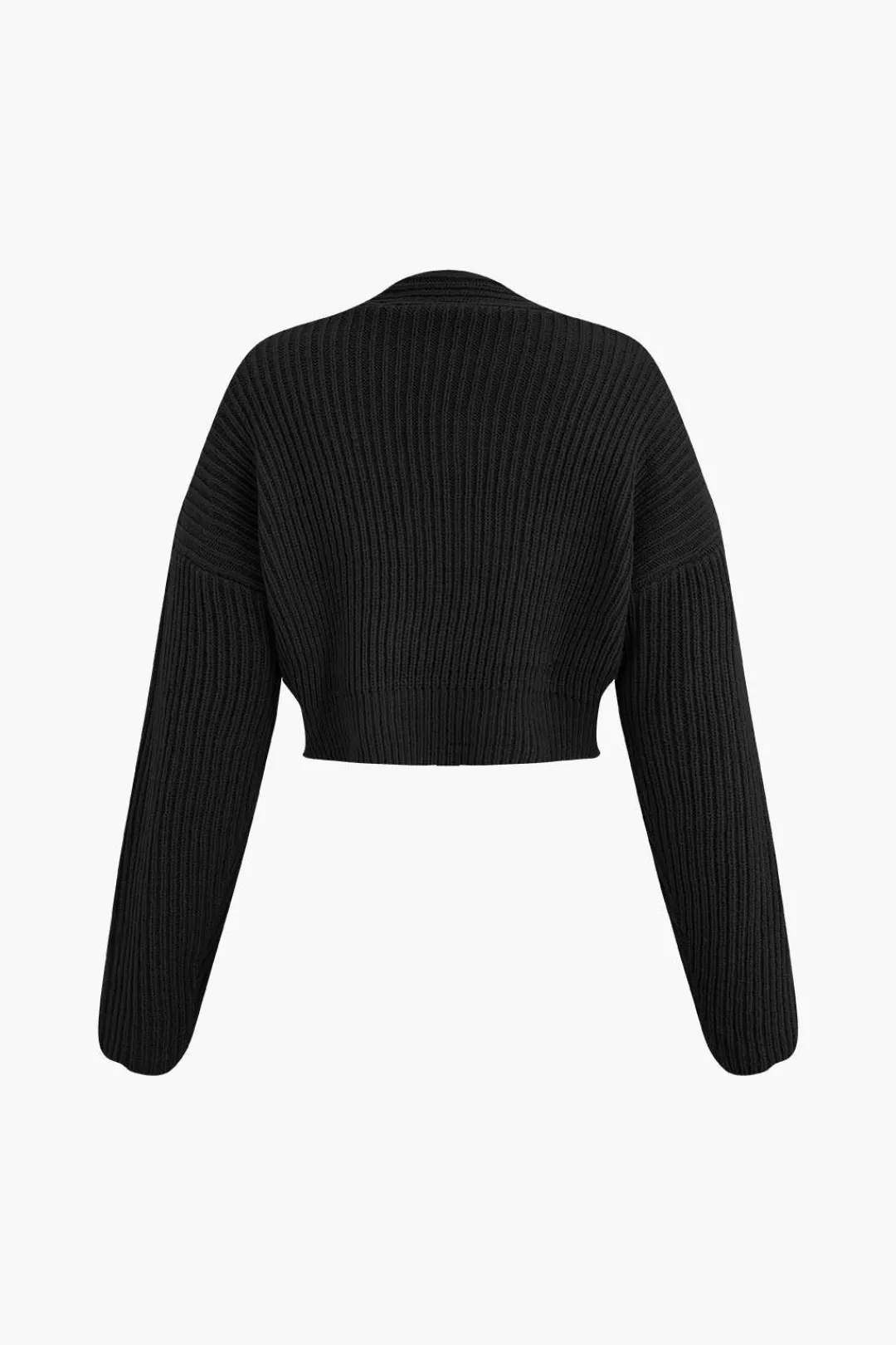 MICAS Knitwear|Knit Sets-V-neck Long Sleeve Sweater And Skirt Set