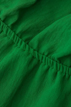 MICAS Mini Dresses-V-neck Puff Sleeve Mini Dress