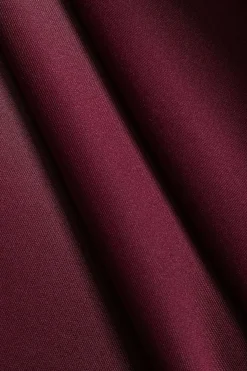 MICAS Mini Dresses-V-Neck Sleeveless Backless Mini Dress BURGUNDY