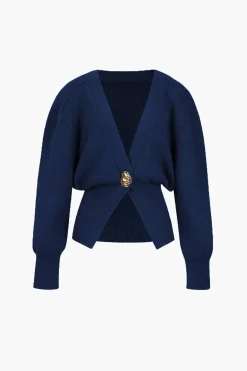 MICAS Knitwear|Outerwear-V-neck Sweater Cardigan