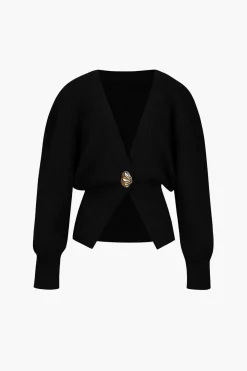 MICAS Knitwear|Outerwear-V-neck Sweater Cardigan