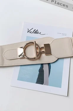 MICAS Accessories-Wide Belt Corset IVORY