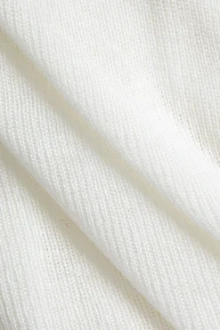 MICAS Long Sleeve Tops|Long Sleeves Tops-Wool Off Shoulder Long-Sleeve Top IVORY