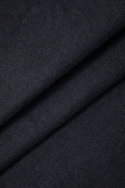 MICAS Skirts-Wrap Split Denim Midi Skirt