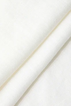 MICAS Pants-Wrap Tie Linen Wide Leg Pants WHITE