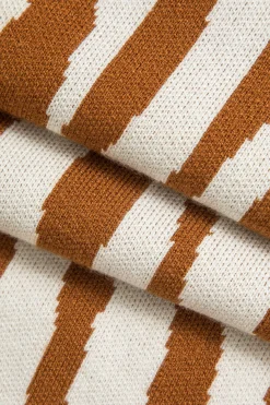 MICAS Midi Dresses-Zebra Print Asymmetrical Midi Dress BROWN