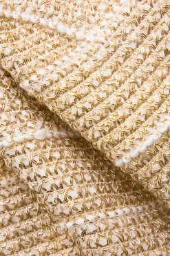 MICAS Tank Tops & Cami-Zip Back Crop Bandage Tank Top CHAMPAGNE