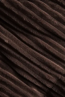 MICAS Outerwear|Outerwear-Zipper Corduroy Puffer BROWN